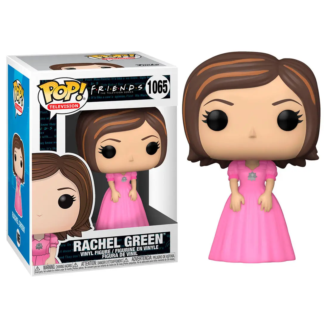 Friends POP! TV Vinyl Figure Rachel in Pink Dress 9 cm termékfotó