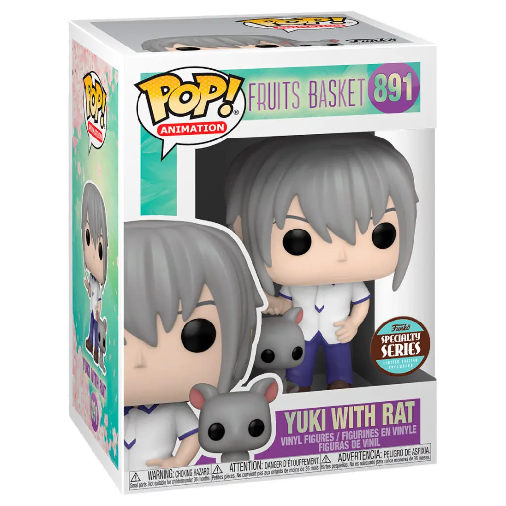 Fruits Basket POP! Animation Vinyl Figure Specialty Series Yuki Soma w/Rat 9 cm product photo