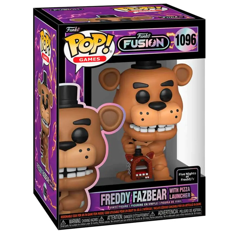 POP figure Funko Fusion Five Nights at Freddys Freddy Fazbear with Pizza Launcher product photo