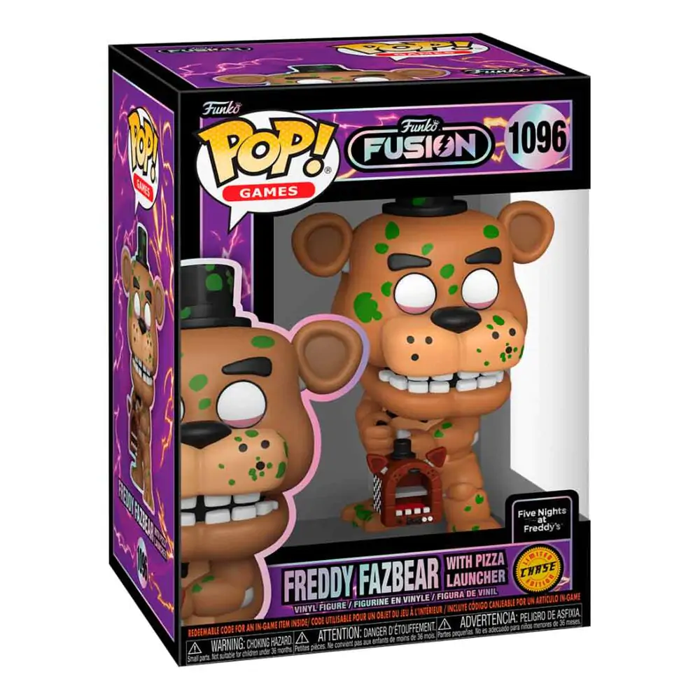 POP figure Funko Fusion Five Nights at Freddys Freddy Fazbear with Pizza Launcher Chase product photo