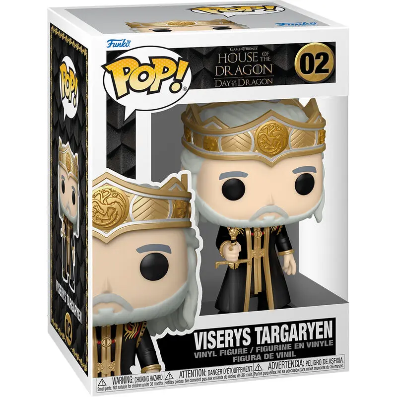 House of the Dragon POP! TV Vinyl Figure Viserys Targaryen 9 cm termékfotó