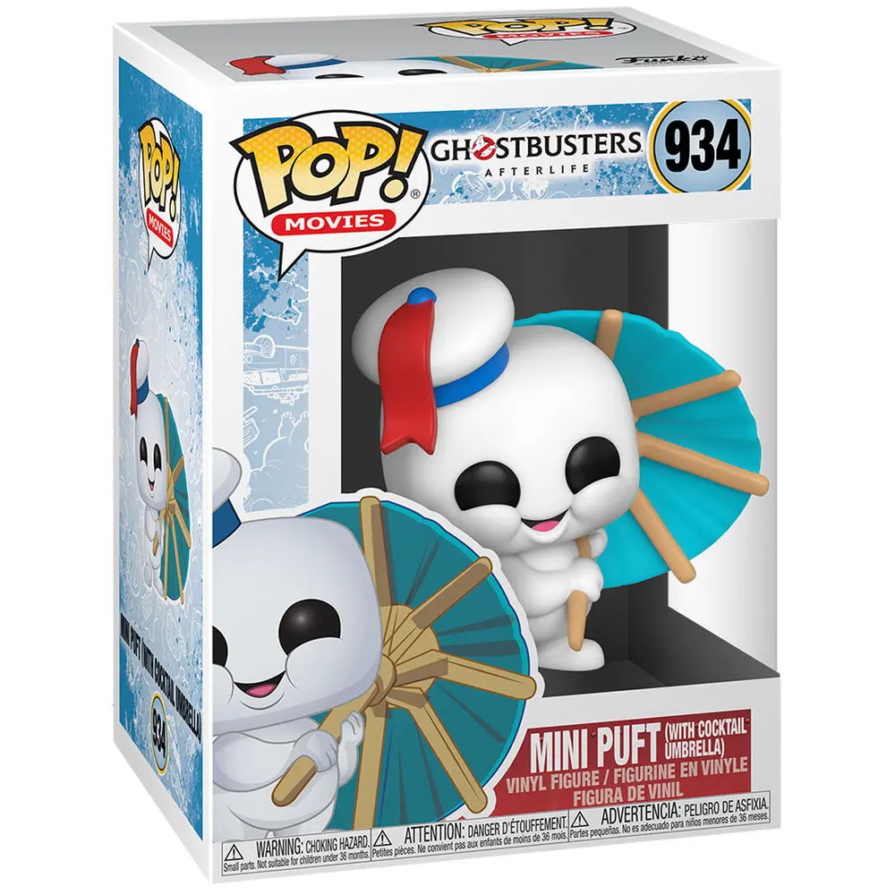 Ghostbusters: Afterlife POP! Vinyl Figure Mini Puft w/Cocktail Umbrella 9 cm product photo
