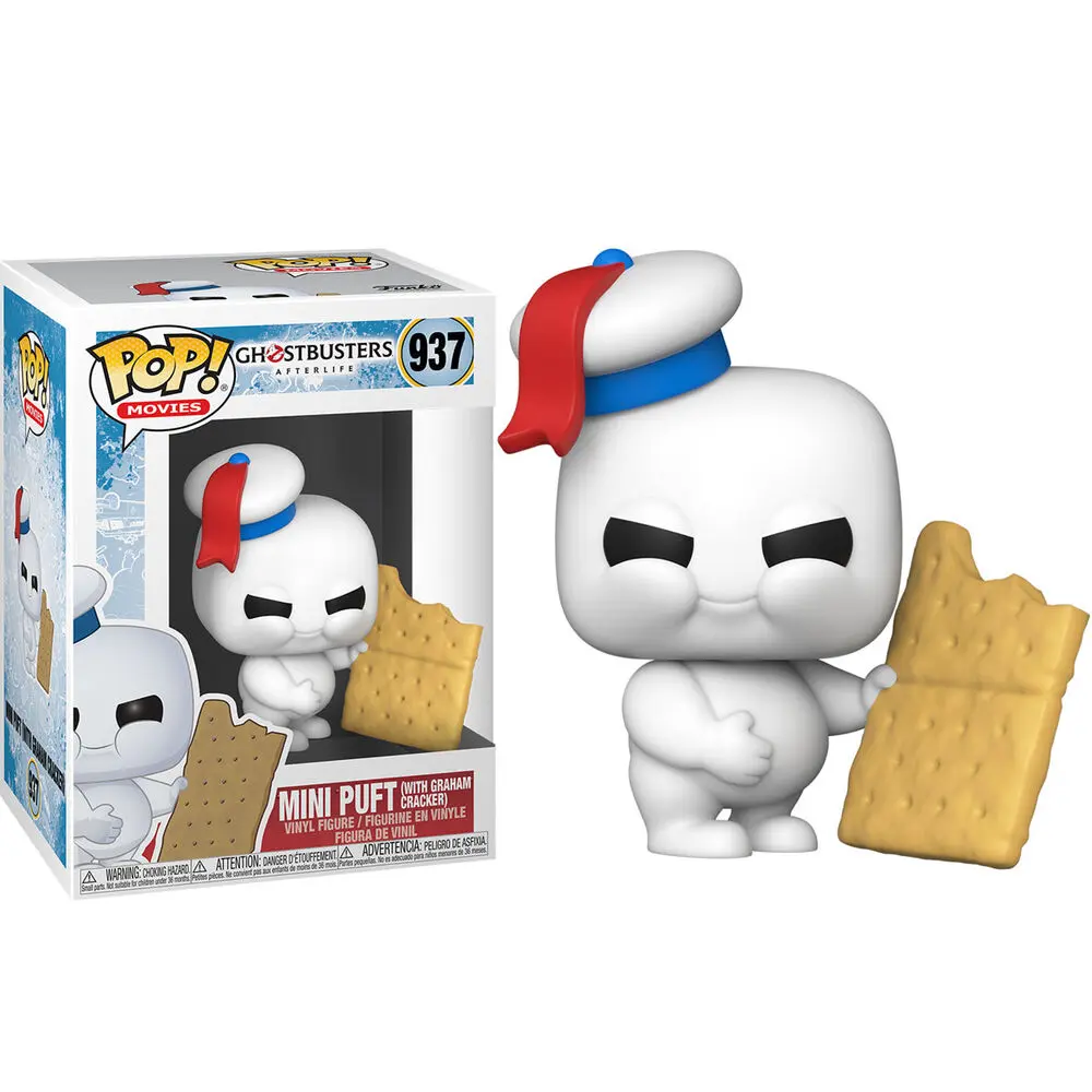 Ghostbusters: Afterlife POP! Vinyl Figure Mini Puft w/Graham Cracker 9 cm product photo