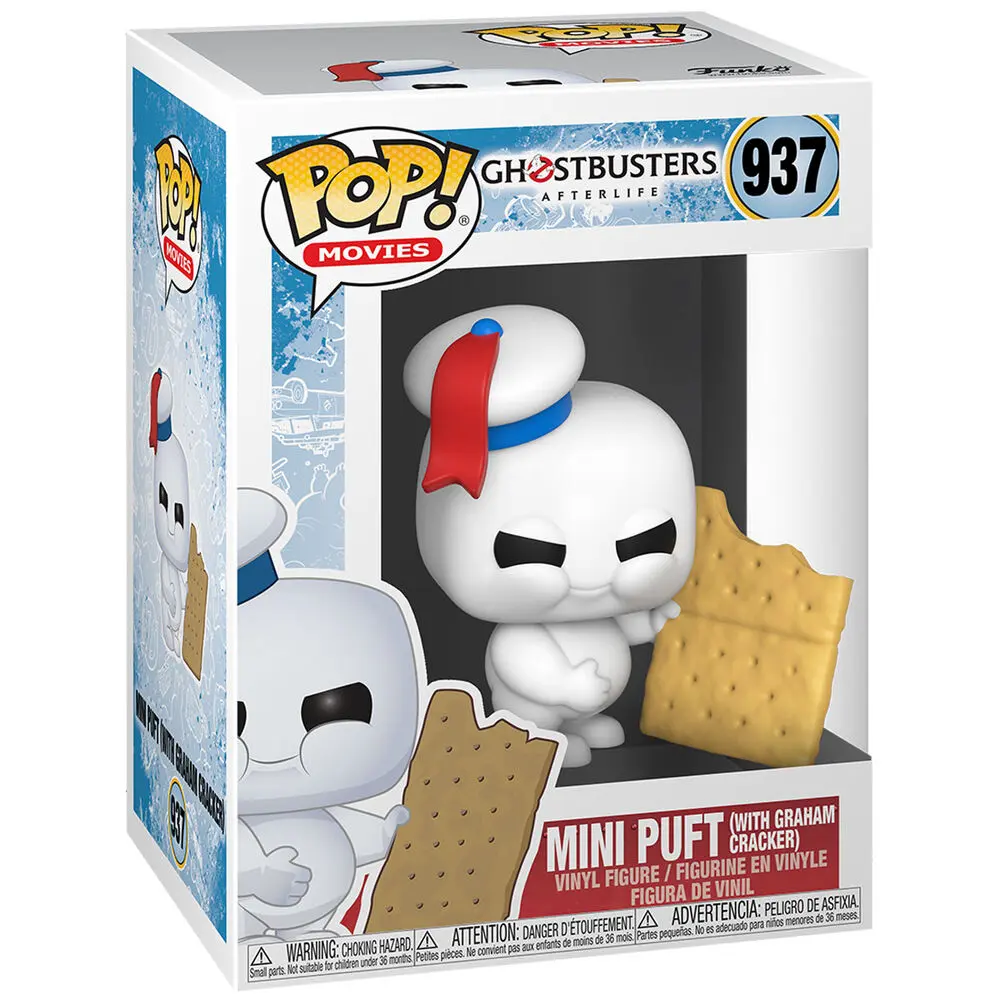 Ghostbusters: Afterlife POP! Vinyl Figure Mini Puft w/Graham Cracker 9 cm product photo