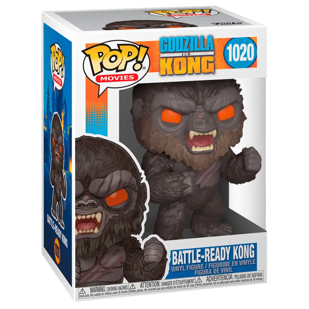 Godzilla Vs Kong POP! Movies Vinyl Figure Angry Kong 9 cm product photo