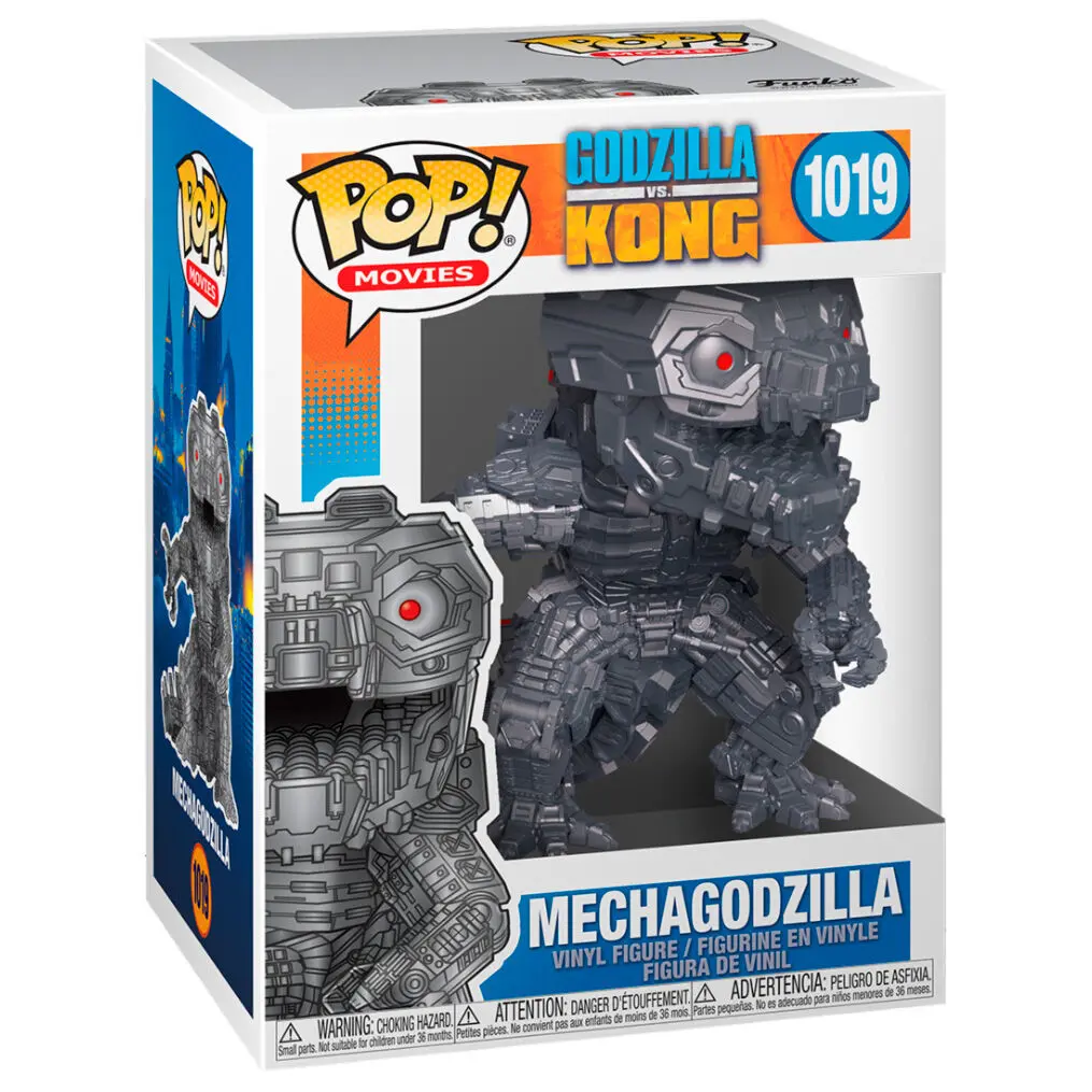 Godzilla Vs Kong POP! Movies Vinyl Figure Mechagodzilla (Metallic) 9 cm product photo