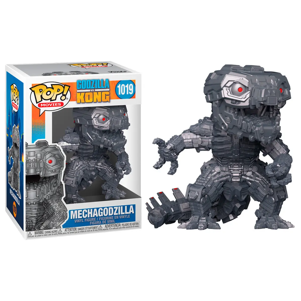 Godzilla Vs Kong POP! Movies Vinyl Figure Mechagodzilla (Metallic) 9 cm product photo