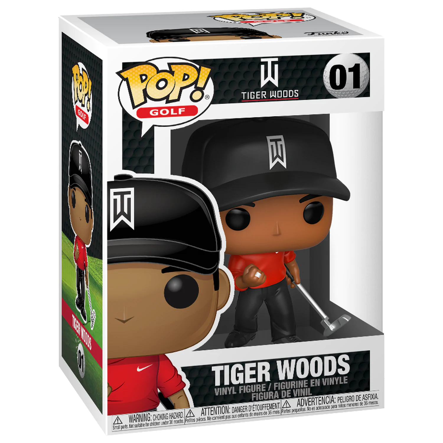 Tiger Woods POP! Golf Vinyl Figure Tiger Woods (Red Shirt) 9 cm product photo