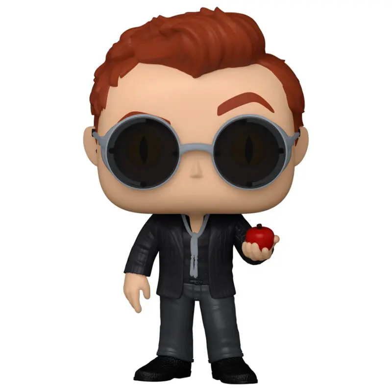 POP figure Good Omens Crowley with Apple product photo
