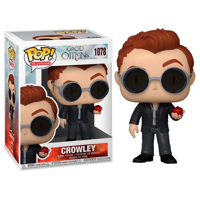 POP figure Good Omens Crowley with Apple product photo