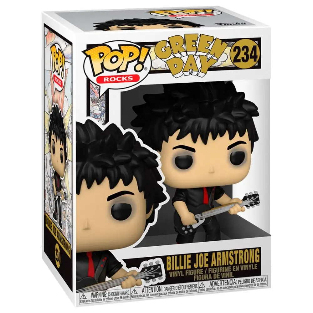 Green Day POP! Rocks Vinyl Figure Billie Joe Armstrong 9 cm product photo