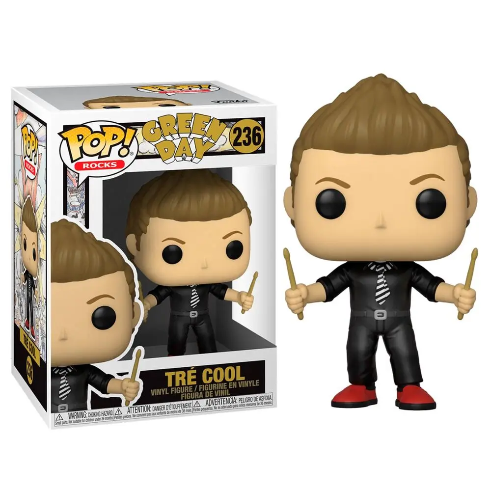 Green Day POP! Rocks Vinyl Figure Tre Cool 9 cm product photo