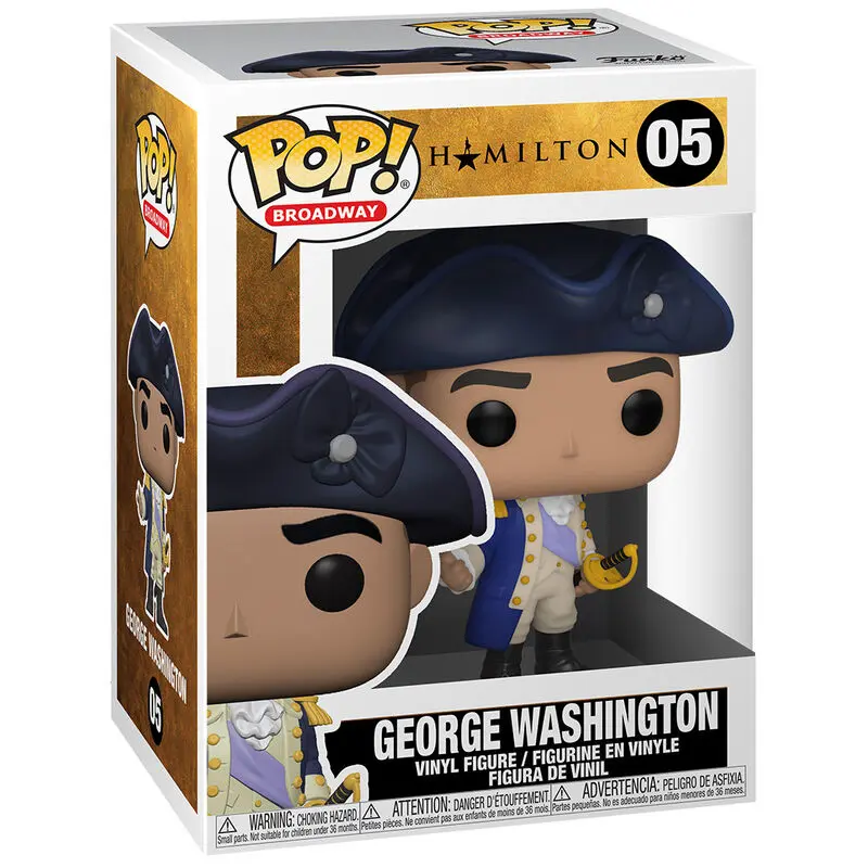 Hamilton POP! Broadway Vinyl Figure George Washington 9 cm product photo