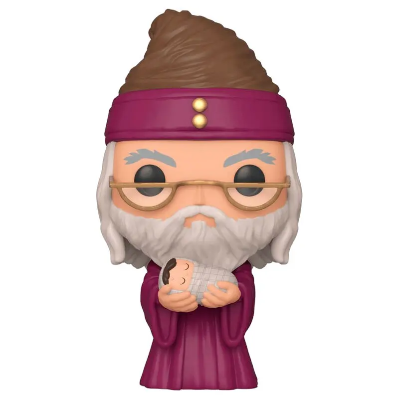 Harry Potter POP! Movies Vinyl Figure Dumbledore w/Baby Harry 9 cm termékfotó