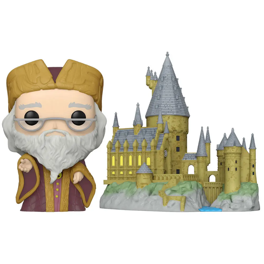 Harry Potter POP! Town Vinyl Figure Dumbledore w/Hogwarts 9 cm product photo