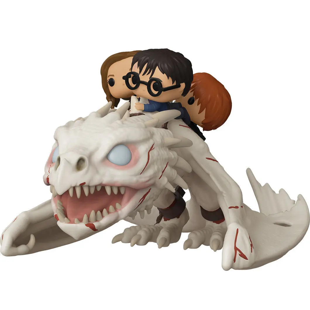 Harry Potter POP! Rides Vinyl Figure Dragon w/Harry, Ron, & Hermione 15 cm termékfotó