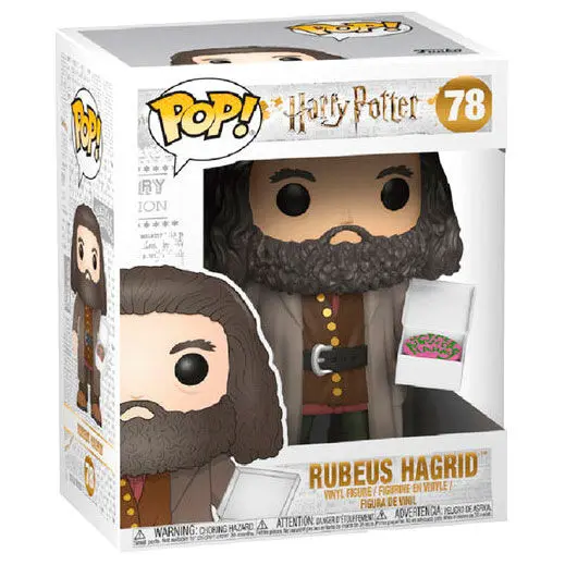 Harry Potter Super Sized POP! Movies Vinyl Figure Hagrid with Cake 14 cm termékfotó