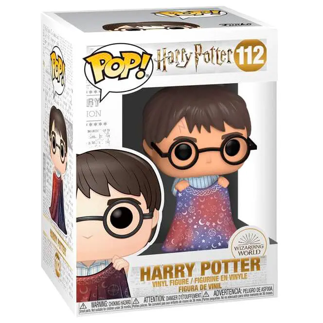 Harry Potter POP! Movies Vinyl Figure Harry w/Invisibility Cloak 9 cm product photo