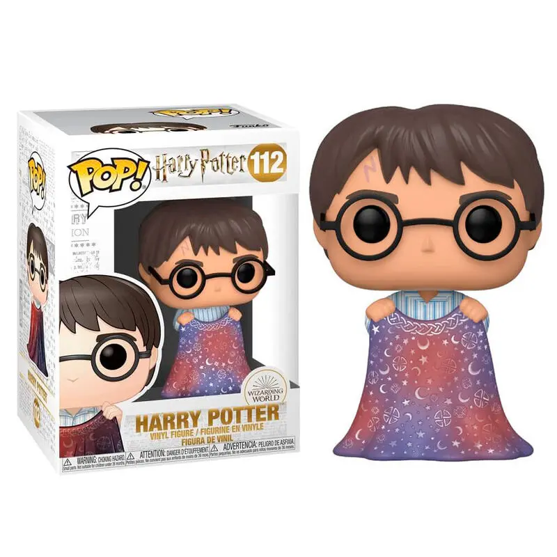 Harry Potter POP! Movies Vinyl Figure Harry w/Invisibility Cloak 9 cm termékfotó