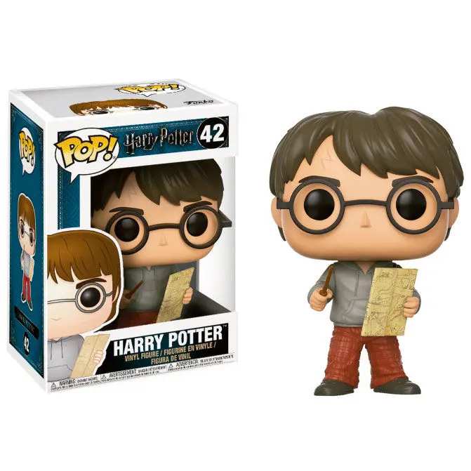 Harry Potter POP! Movies Vinyl Figure Harry Potter with Marauders Map 9 cm termékfotó