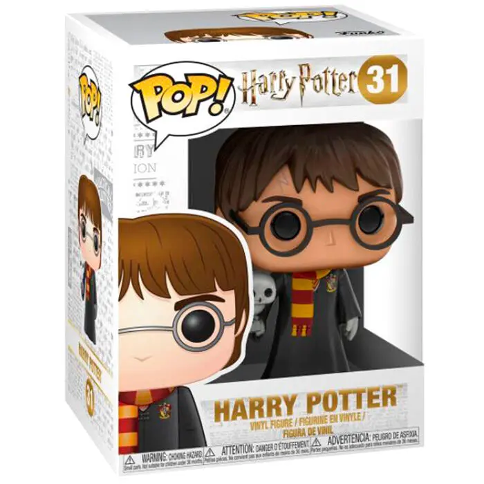 Harry Potter POP! Movies Vinyl Figure Harry with Hedwig 9 cm [DAMAGED PACKAGE] product photo