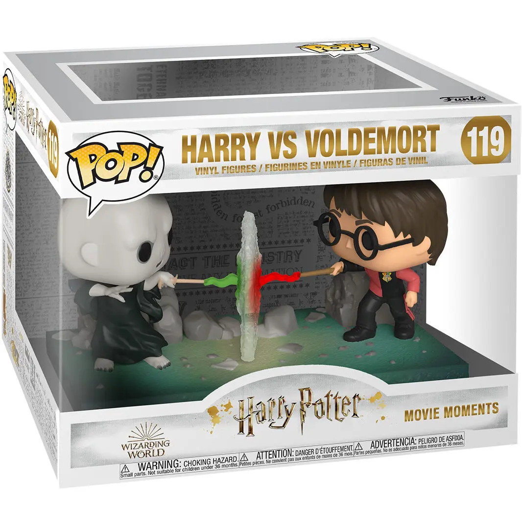 Harry Potter POP! Movie Moment Vinyl Figure Harry VS Voldemort 9 cm product photo