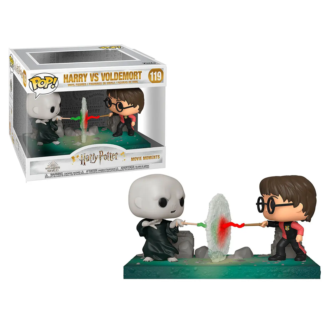 Harry Potter POP! Movie Moment Vinyl Figure Harry VS Voldemort 9 cm product photo