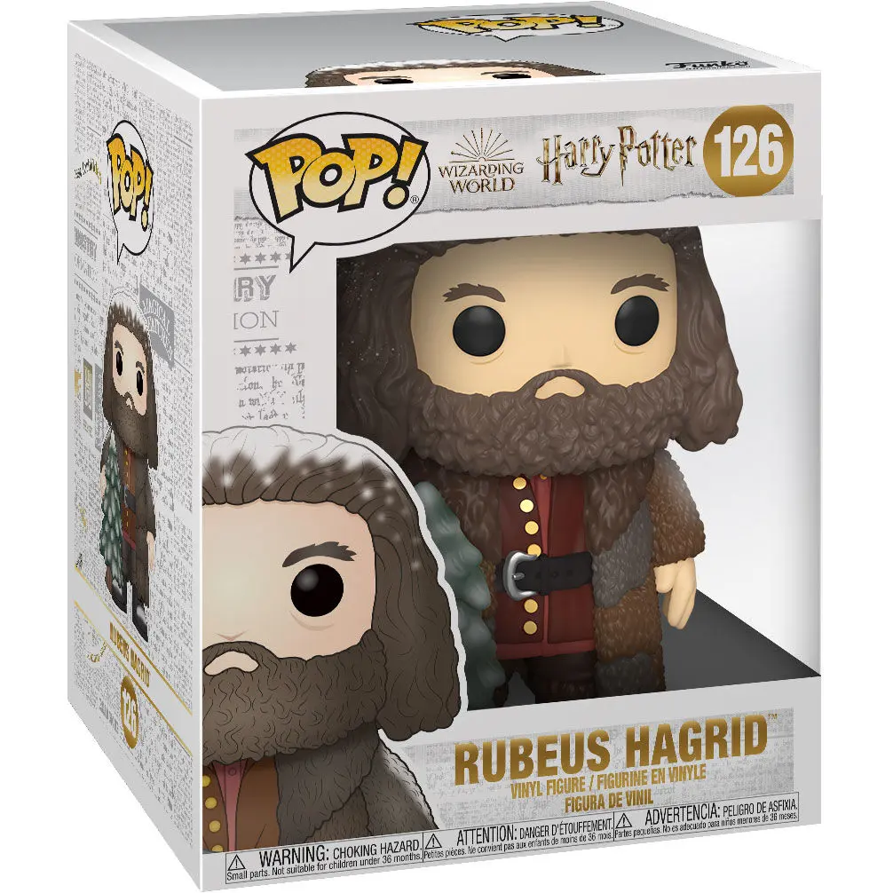 Harry Potter Super Sized POP! Vinyl Figure Holiday Rubeus Hagrid 15 cm product photo
