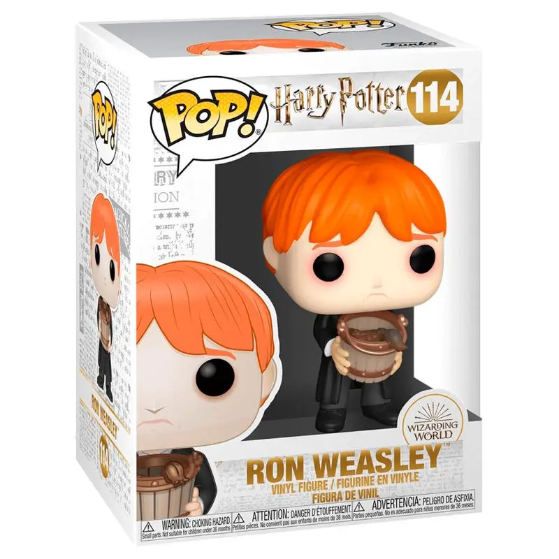 Harry Potter POP! Movies Vinyl Figure Ron Puking Slugs w/Bucket 9 cm termékfotó