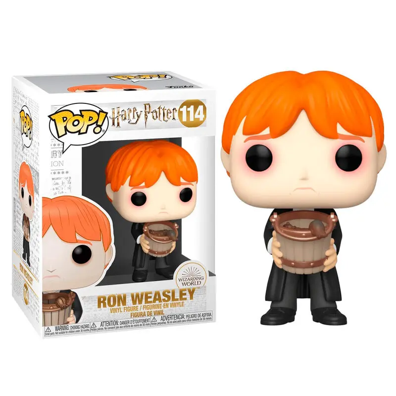 Harry Potter POP! Movies Vinyl Figure Ron Puking Slugs w/Bucket 9 cm termékfotó