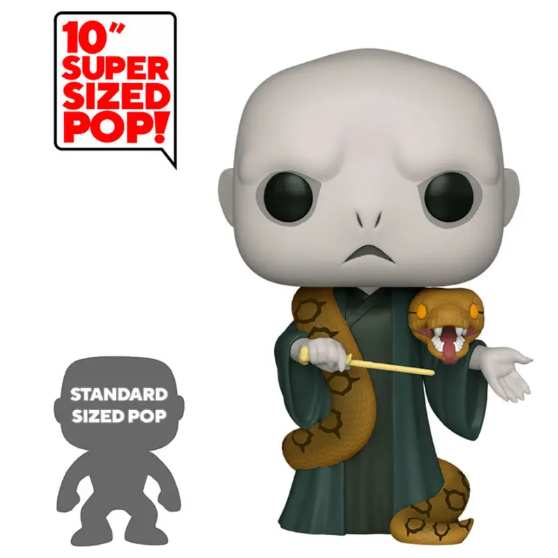 Harry Potter Super Sized POP! Movies Vinyl Figure Voldemort w/Nagini 25 cm product photo