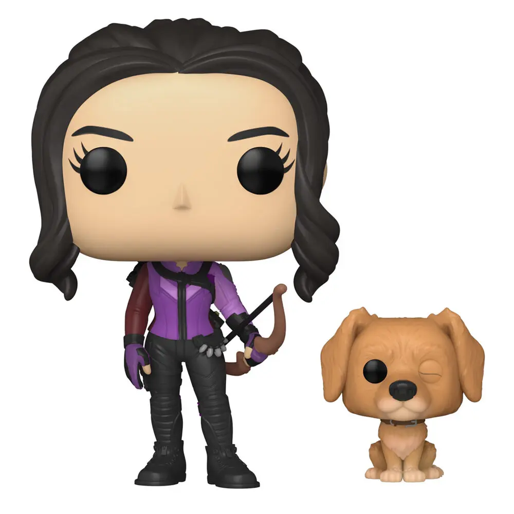 Hawkeye POP & Buddy Vinyl Figure Kate Bishop w/Lucky the Pizza Dog 9 cm product photo