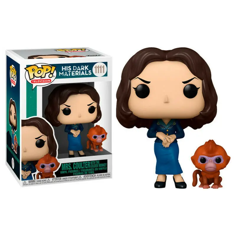 His Dark Materials POP! &amp; Buddy Vinyl Figure Mrs. Coulter w/Daemon 9 cm product photo