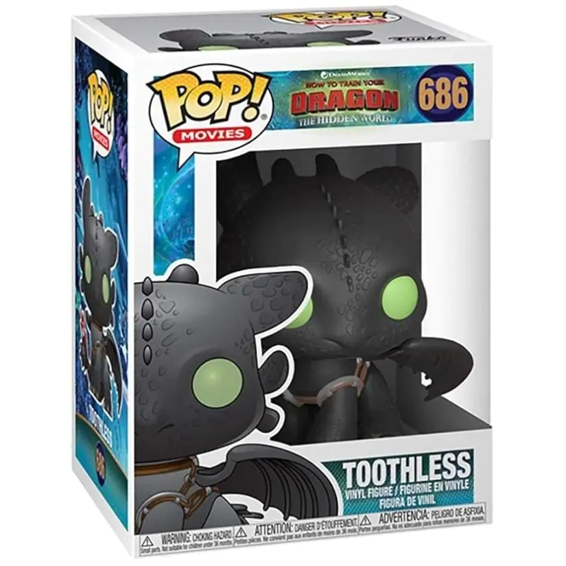 How to Train Your Dragon 3 POP! Vinyl Figure Toothless 9 cm product photo