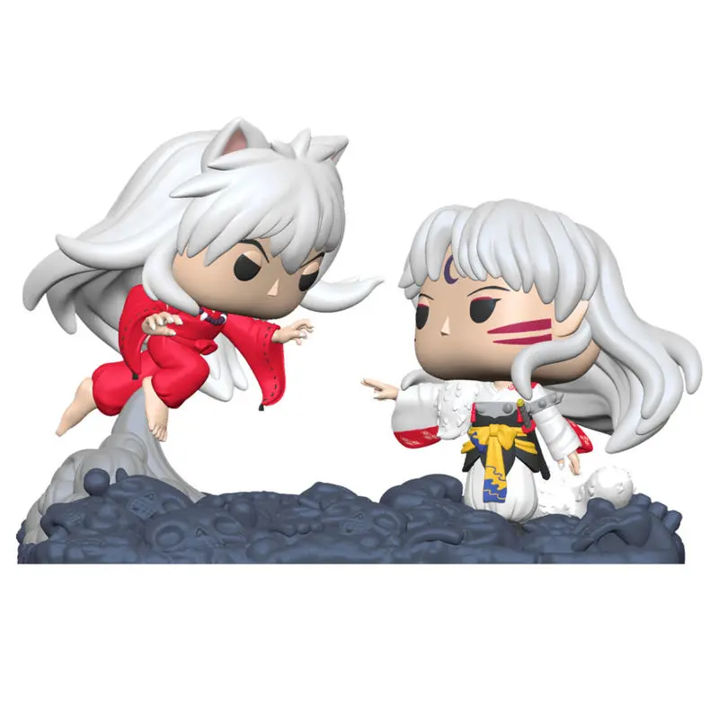 InuYasha POP Moment! Vinyl Figures 2-Pack InuYasha &amp; Sesshomaru 9 cm product photo