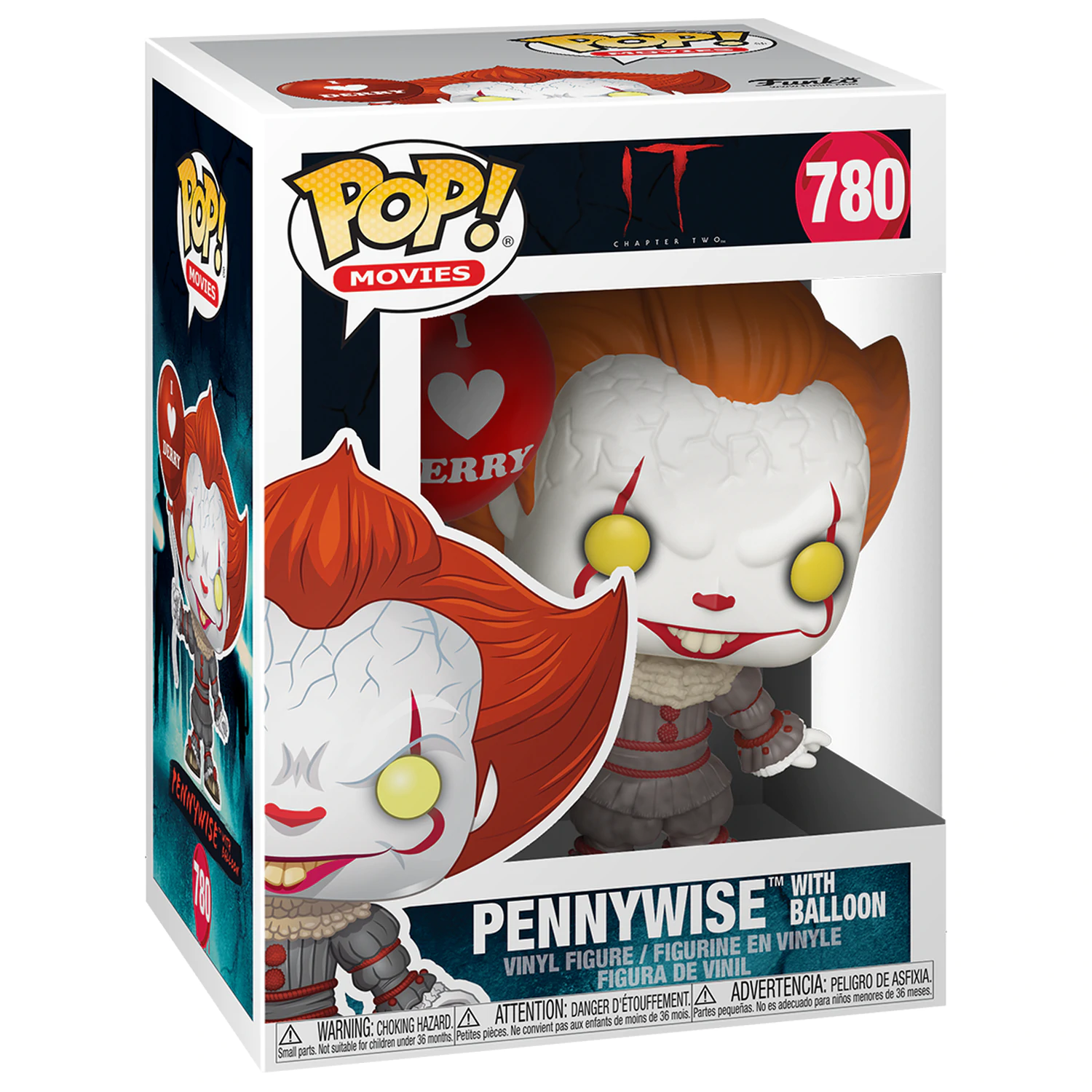 Stephen King's It 2 POP! Movies Vinyl Figure Pennywise Balloon 9 cm product photo