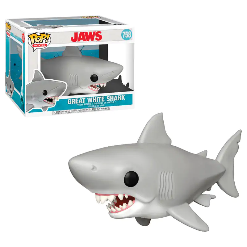 Jaws Oversized POP! Movies Vinyl Figure Jaws 15 cm termékfotó