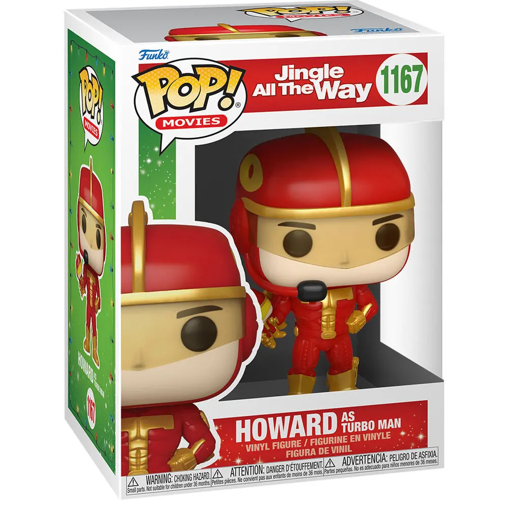 Jingle All the Way POP! Movies Vinyl Figure Howard as Turbo Man 9 cm product photo