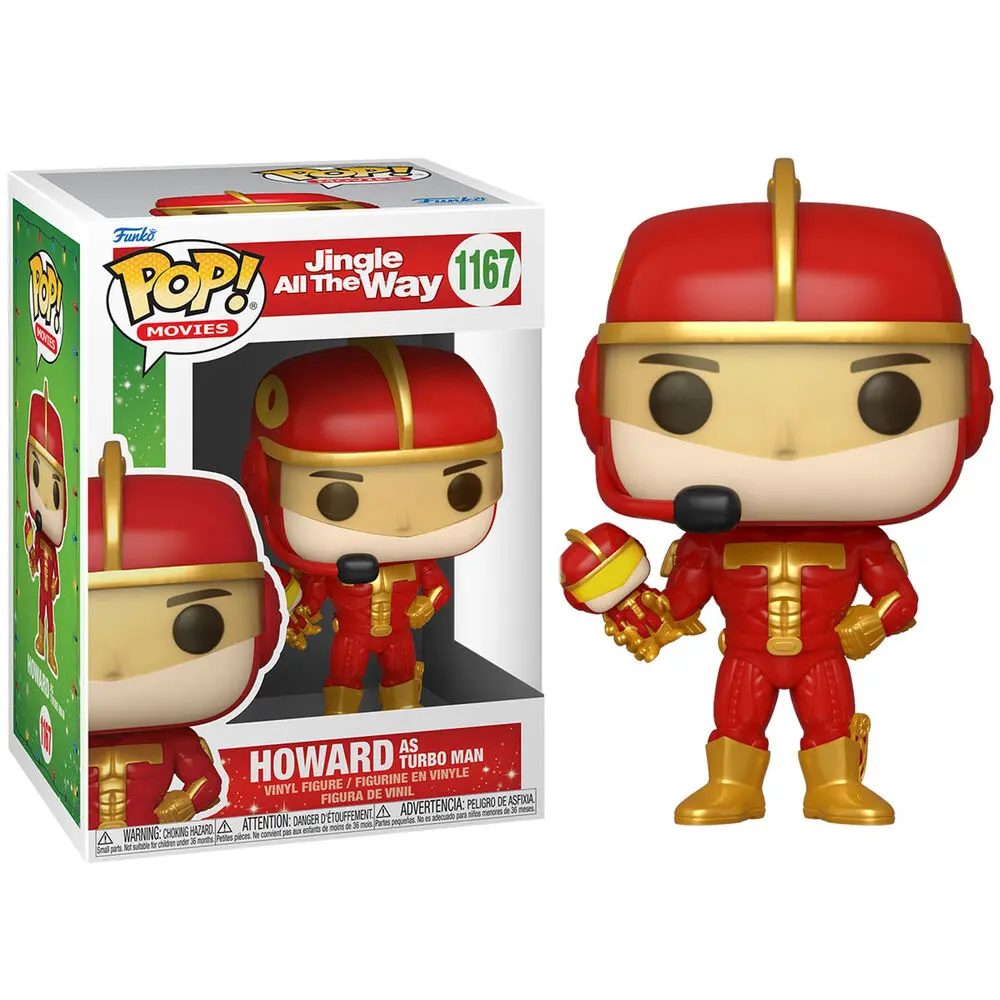 Jingle All the Way POP! Movies Vinyl Figure Howard as Turbo Man 9 cm product photo