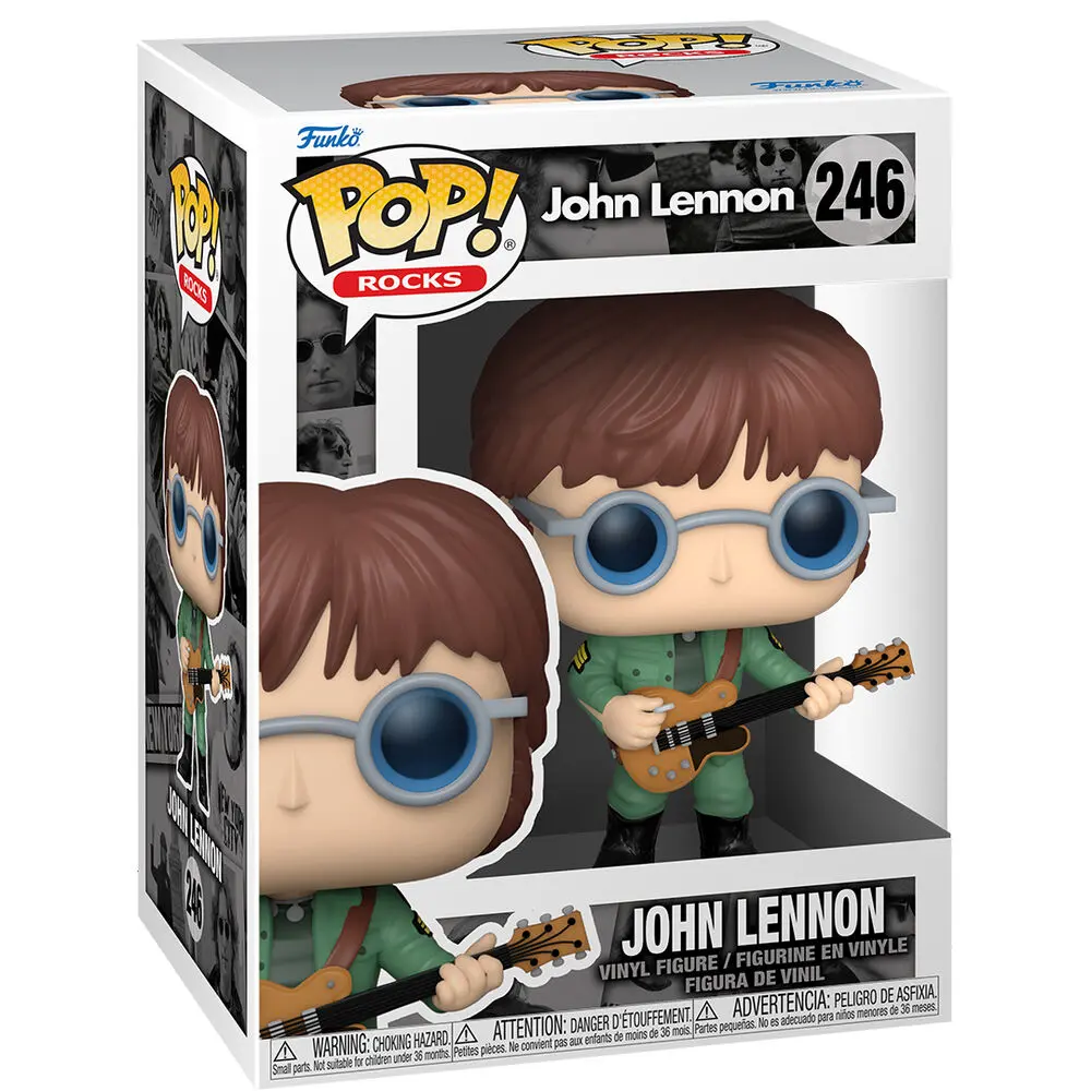 John Lennon POP! Rocks Vinyl Figure John Lennon - Military Jacket 9 cm termékfotó