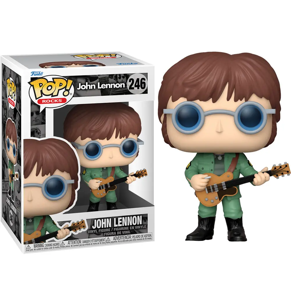 John Lennon POP! Rocks Vinyl Figure John Lennon - Military Jacket 9 cm termékfotó