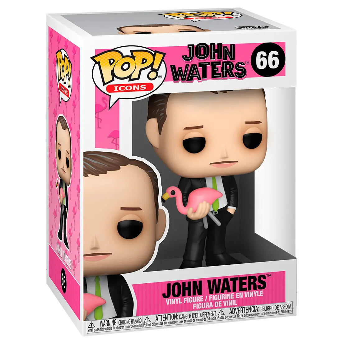 John Waters POP! Icons Vinyl Figure John Waters 9 cm product photo