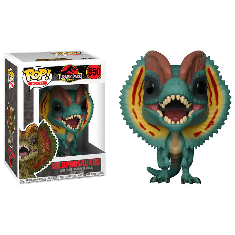 POP figure Jurassic Park Dilophosaurus product photo