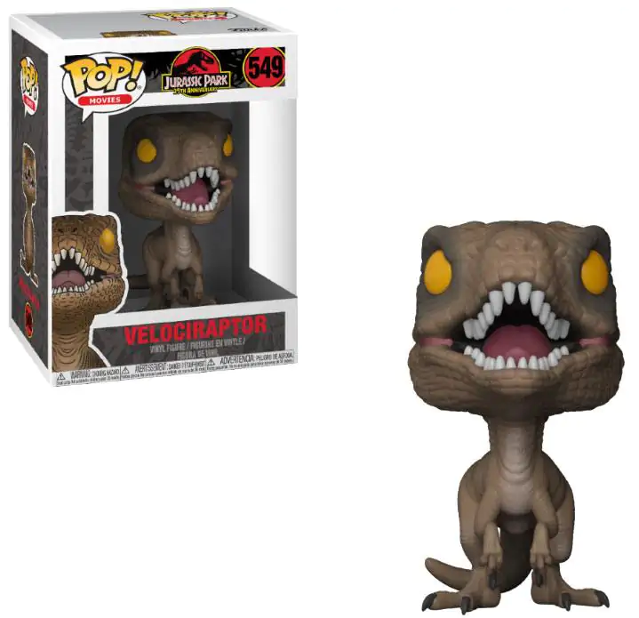 POP figure Jurassic Park Velociraptor product photo