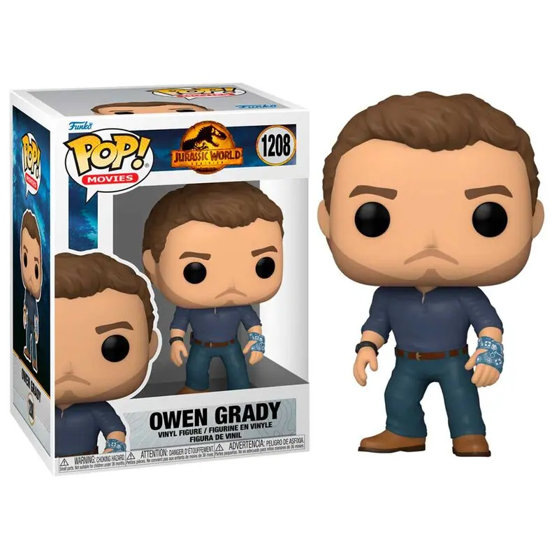 Jurassic World 3 POP! Movies Vinyl Figure Owen Grady 9 cm product photo