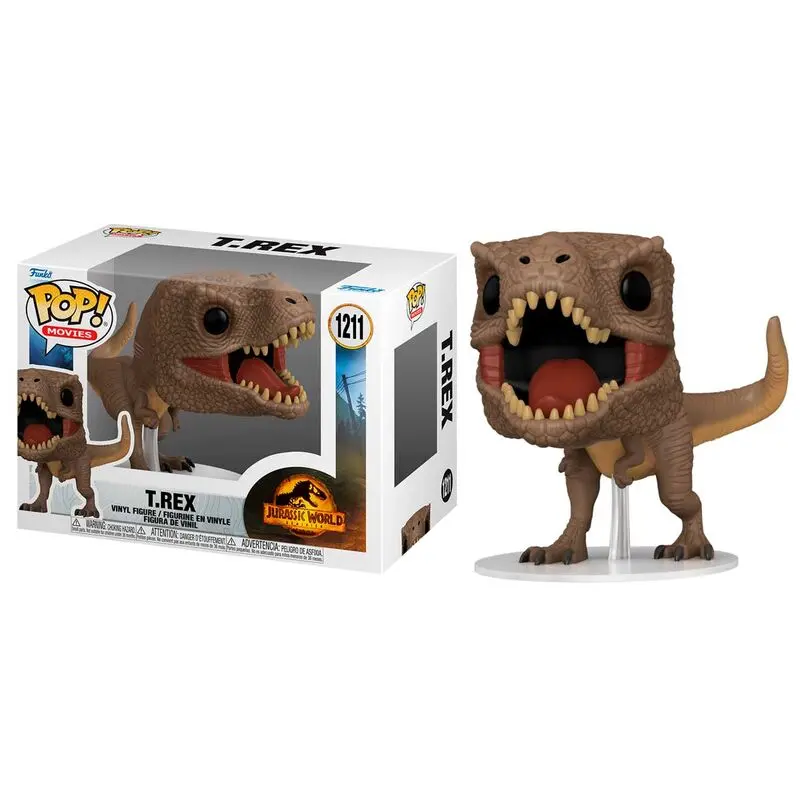 Jurassic World 3 POP! Movies Vinyl Figure T-Rex 9 cm termékfotó