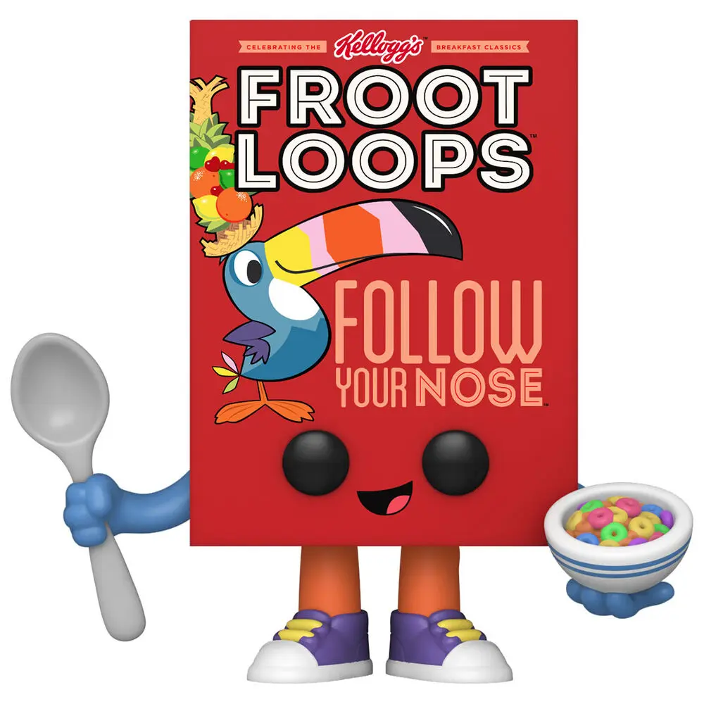 POP figure Kelloggs Froot Loops Cereal Box product photo