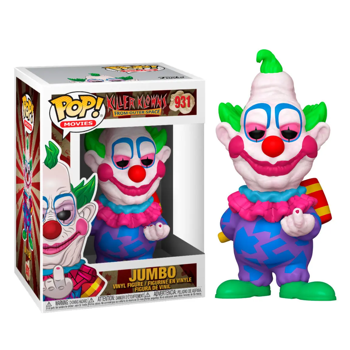 Killer Klowns from Outer Space POP! Movies Vinyl Figure Jumbo 9 cm termékfotó