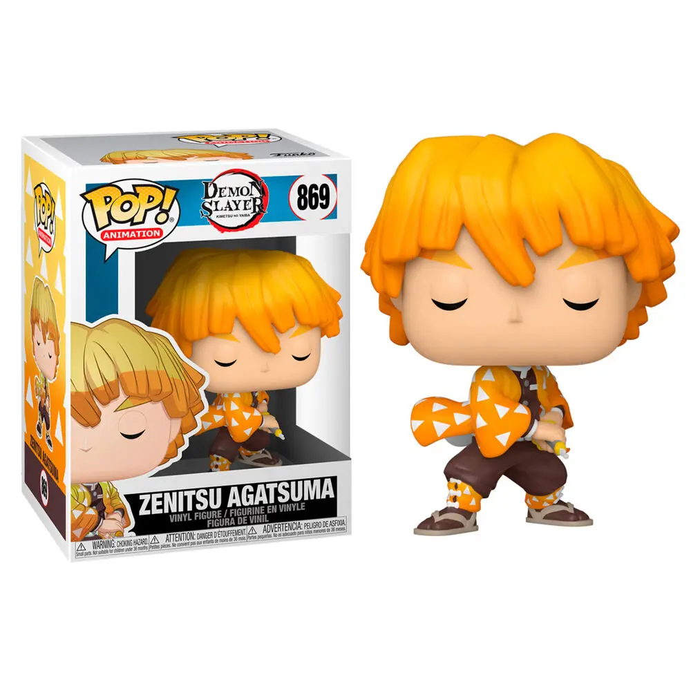 Demon Slayer POP! Animation Vinyl Figure Zenitsu Agatsuma 9 cm termékfotó