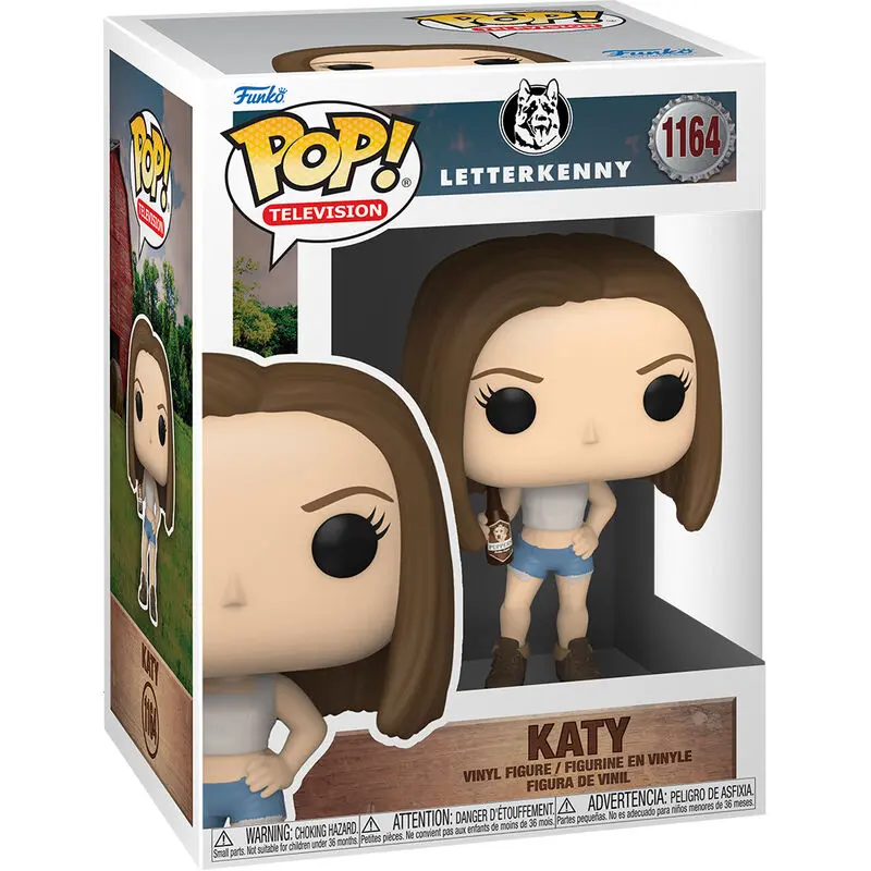 Letterkenny POP! Television Vinyl Figure Katy w/Puppers &amp; Beer 9 cm product photo